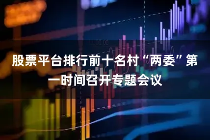 股票平台排行前十名村“两委”第一时间召开专题会议